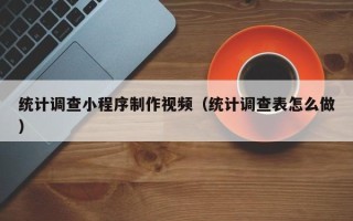 锦州统计调查小程序制作视频（统计调查表怎么做）