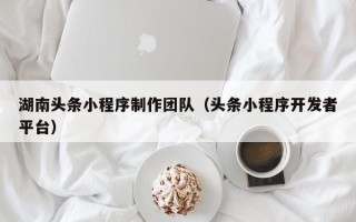 锦州湖南头条小程序制作团队（头条小程序开发者平台）